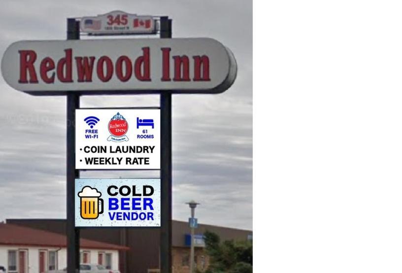 Redwood Motor Inn Brandon Exterior foto